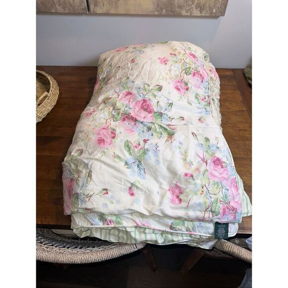 Vintage Ralph Lauren Water Floral Full/Queen Comforter - Picture 1 of 4